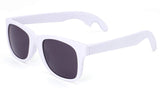 Men's Fashion Bottle Opener Temple Design Square Sunglasses-black