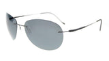Rimless Titanium Frame Polarized Sunglasses