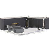 Men Sport Aluminum Magnesium Polarized Sunglasses Alloy Mirror eyewear