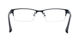 Classic Semi-rimless Clear Lens Business Prescription Frame Glasses