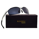 Men Sport Aluminum Magnesium Polarized Sunglasses Alloy Mirror eyewear