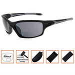 Bifocal Sports Sunglasses TR90 Frame Baseball Running Fishing Outdoor Readers