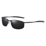 HD Polarized Driving Outdoor Sports Cycling Sunglasses for Men Lightweight Metal Frame100% UV Protection 57mm