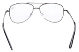 Spring Hinges Polycarbonate Lens Pilot BiFocal Reading Glasses +2.0