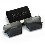 Sunglasses For Men Square Oversized Metal Frame Brand Designer AE0436