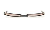 Metal Frame Rim Polarized Lens Clip On Sunglasses 2 1/8x1 5/16