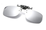 Polarized Clip-on Sunglasses Over Prescription glasses For Driving Fishing