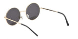 Classic Round Circle Mirrored Lens Thin Frame John Lennon Sunglasses Eyewear