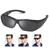 Over glasses sunglasses Polarized/fit over Prescription Glasses Driver sunglasses