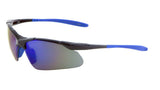 Men Sport Wrap Around Sunglasses Driving Motocycle Sport Golf Eyewear