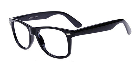 Unisex Retro 80' Clear Lens Glasses