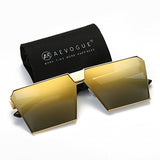 Sunglasses For Men Square Oversized Metal Frame Brand Designer AE0436