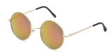 Classic Round Circle Mirrored Lens Thin Frame John Lennon Sunglasses Eyewear