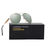LM1573 62mm Polarized Oversized Aviator Sunglasses