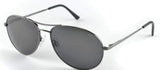 Crew Chief II Skull 54mm Shiny Black PC Gray Polarized