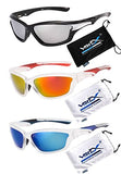Men's Polarized Sport Sunglasses - High Performance Sleek Design - Non Slip Nose Pads - Provides Excellent Coverage