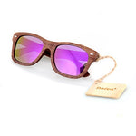 Walnut Wood Wooden Polarized Sunglasses Natural Floating Light Frames W/Pouch