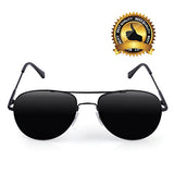Sunglasses for Men Aviator Polarized Driving Glasses Dark Lenses