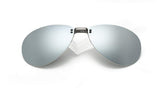 Polarized Clip-on Sunglasses Lens over Prescription Glasses for Men and Women's Outdoor Driving Fishing Cycling
