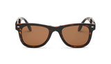 Limited Edition Horn Rimmed Polarized Folding Sunglasses with Compact Pocket