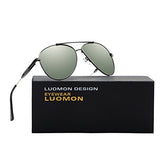 LM1573 62mm Polarized Oversized Aviator Sunglasses