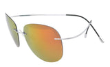 Rimless Titanium Frame Polarized Sunglasses