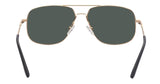 Fashion Double Metal Bridge Crossbar Aviator Sunglasses Polarized