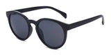 Vintage Round Horned Rim Frame Retro Sunglasses