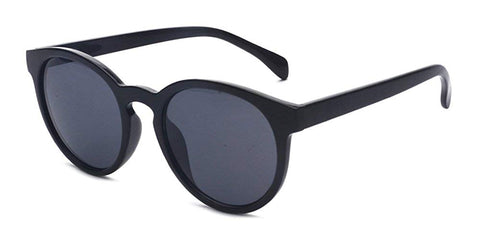 Vintage Round Horned Rim Frame Retro Sunglasses