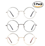 John Lennon Glasses Hippy 60's Vintage Retro Round Sunglasses & Clear Lens