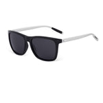 Unisex Square Polarized Sunglasses  Aluminum Temple Retro Driving Sun Glasses with Hinge Temple