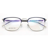 Mens Classic Eyeglasses Rectangle Stainless Frames Light Weight Design (5870)