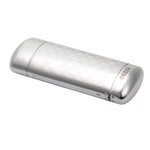 Aluminum Lattice Nearsighted Eyeglasses Case for Small Frames (Silver)
