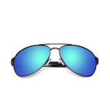 Premium Military Style Sunglasses Polarized Aluminum Oval/Rectangular Glasses 60mm/62mm PT088