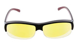 Computer Fit over Glasses with Yellow Tinted