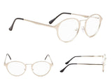 3-Pack Retro Round Reading glasses with Spring Hinges