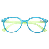 Reading Glasses 5 Pack Vintage Round Frame Men and Women Spring Hinge Readers