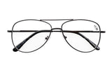 Spring Hinges Polycarbonate Lens Pilot BiFocal Reading Glasses +2.0
