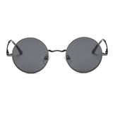 Polarized Sunglasses Small Round Lens Metal Frame Retro Unisex Glasses AE0518