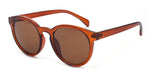 Vintage Round Horned Rim Frame Retro Sunglasses