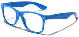 Iconic Square Horn Rimmed Clear Lens Retro Glasses