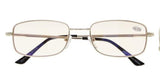 Anti Blue Rays,Reduce Eyestrain,UV Protection,Memory Bridge,Titanium,Computer Reading Gaming Glasses Unisex