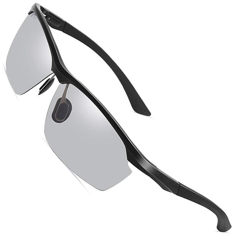Unisex Photochromic Polarized Sunglasses For Men Women Sports Fishing Driver Metal Sunglasses