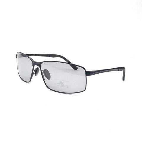 /Polarized Photochromic Lens Day and Night Al-Mg Frame Driving Photosensitive Sunglasses for Men