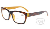 Spring Hinges Polycarbonate Lens Pilot BiFocal Reading Glasses +2.0
