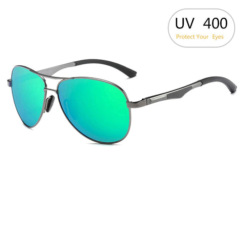 Aviator Sunglasses  Aluminum Polarized Vintage Sun Glasses for Men Women UV 400 Protection