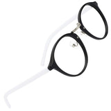 Fashion Round Eyewear Frame Eyeglasses Optical Frame Clear Lens Glasses