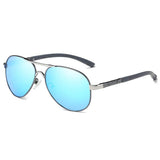 Men's Aviator Sunglasses Polarized Metal Frame UV400 Protection
