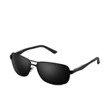 Premium Military Style Sunglasses Polarized Aluminum Oval/Rectangular Glasses 60mm/62mm PT088