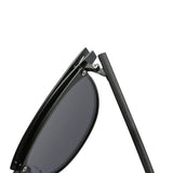 Polarized Sunglasses Semi-Rimless Metal Frame Classic Sun Glasses K0558
